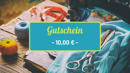 Gutschein 10,00 €