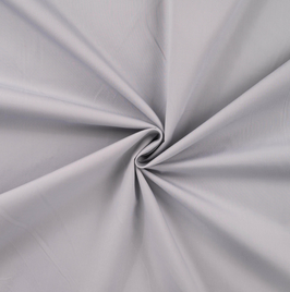 Popeline, Webware uni silbergrau