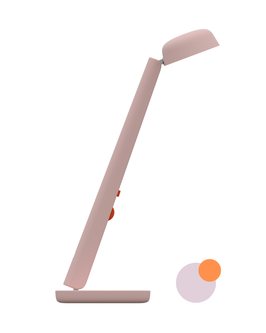 Lampe Polux Original Rose pastel & Corail