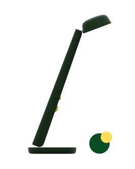 Lampe Polux Original Vert forêt & Jaune