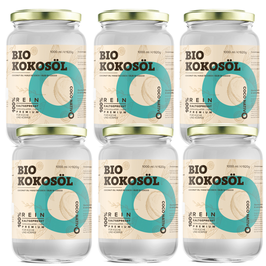 Black Friday Bio Kokosöl CocoNativo - 6 x 1000 ml (1L)