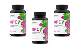 3 x OPC Traubenkernextrakt MonteNativo  – 240 vegane Kapseln | 800 mg Extrakt mit 528mg reinem OPC pro Tag nach HPLC-Methode | Aus französischen und italienischen Weintrauben. Hergest. in Deutschland