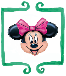 Palloncino mylar Testa di Minnie - SuperShape