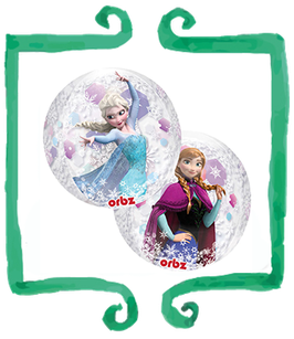 Palloncino mylar Frozen doppio lato
