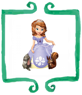Palloncino Airwalker Principessa Sofia - 93 x 121 cm