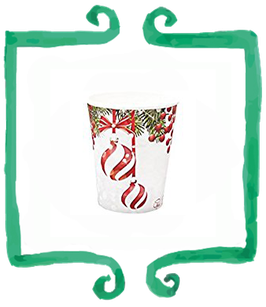 Bicchieri Pretty Christmas - 8 pezzi