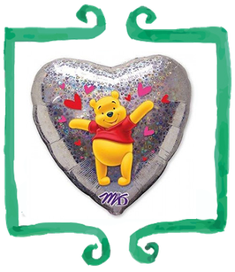 Palloncino mylar Winnie the pooh 18"/45cm