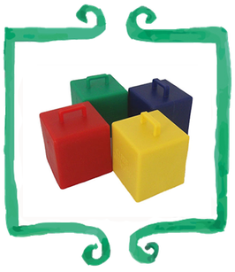 Pesetto cubo per palloncini