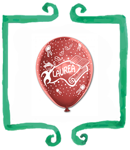 Palloncini in lattice stampati Laurea - 12"/30cm - 10 pezzi