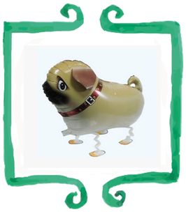 Palloncino Cane Carlino - Airwalker