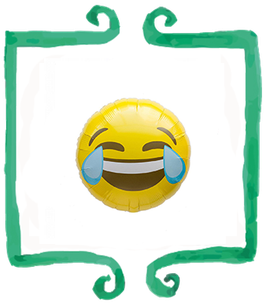 Palloncino Mylar Emoticon Risata