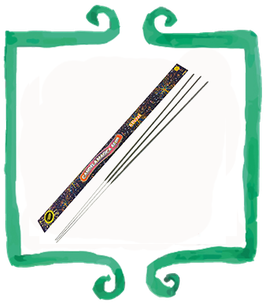 Stelline scintillanti 40 cm 10 pezzi