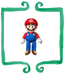Palloncino Airwalker Super Mario - 91 x 152 cm