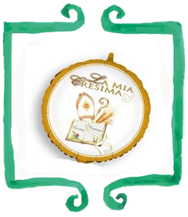 Palloncino mylar La Mia Cresima - 17" (45 cm)