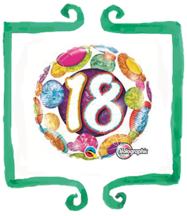 Palloncino 18 anni Qualatex