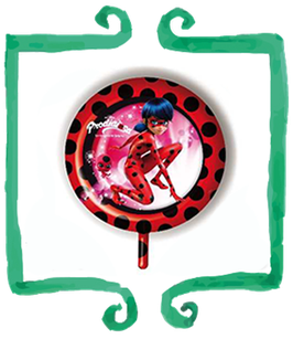 Palloncino mylar Ladybug Miracoulous 18"/45cm