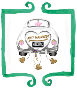 Palloncino  Macchina Just Married - SuperShape