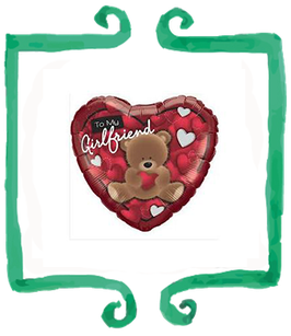 Palloncino Cuore Orsetto To my Girlfriend