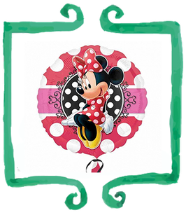 Palloncino mylar Minnie Mouse 18"/45cm