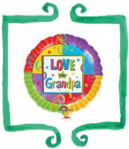 Palloncino Mylar Love you Grandpa