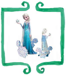 Palloncino Airwalker Elsa Frozen - 144 x 88 cm