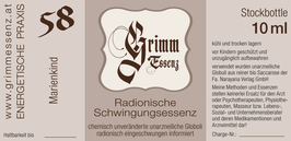 Grimm Essenz Nr. 58 - Marienkind