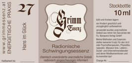 Grimm Essenz Nr. 27 Hans im Glück