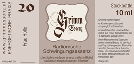 Grimm Essenz Nr. 20 - Frau Holle