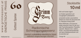 Grimm Essenz Nr. 60 - Gottes Speise