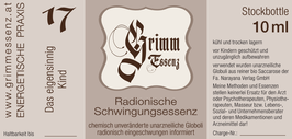 Grimm Essenz Nr. 17 - Das eigensinnige Kind
