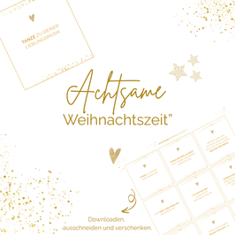 Achtsamkeits Adventskalender zum Ausdrucken