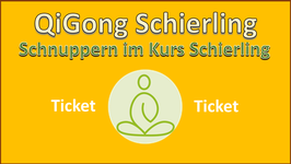 Schnupperticket Shaolin-QiGong in Schierling für einen konkret zugesagten Schnuppertermin
