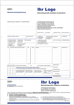 Werkstatt-Auftrag / Rechnung