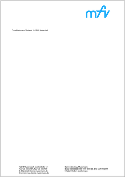 Briefbogen (Rechnung)