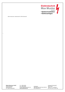 Briefbogen (Rechnung)