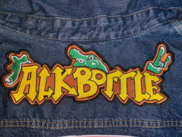 Aufnäher Alkbottle groß