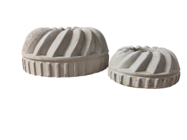 Kerzenhalter Backform creme