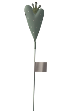 Herz am Stab mit Federung mint
