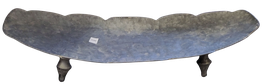 Schale Zink mit Füße 65cm