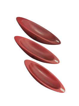 Schale Panama rot