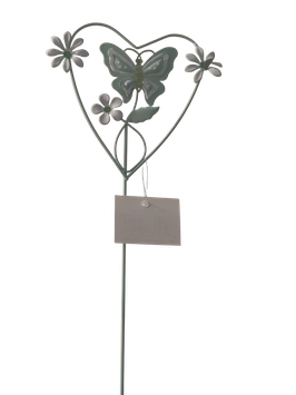 Herzstab mit Schmetterling mint
