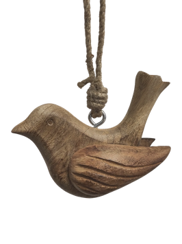 Hänger Vogel Holz 12cm