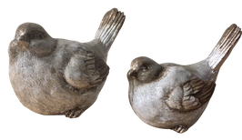 Vogel antik silber