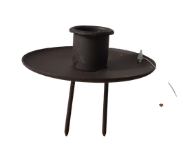 Spitzkerzenhalter braun