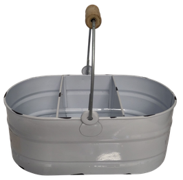 Blechkorb weiß 28cm