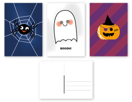 Postkarten 3erBundle „Helloween“