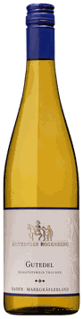 Rosenberg Gutedel 2023 Qualitätswein trocken