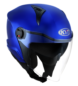 KYT Casco Jet D-CITY - Plain - Blue