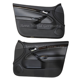 Seitenverkleidung Leder Schwarz/ Schwarz Limousine/ Kombi Saab 9.3 YS3F