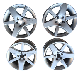 Alufelgen orig. Saab Alu 36 Double Spoke Neu pulverbeschichtet 7 J x 17 ET 49